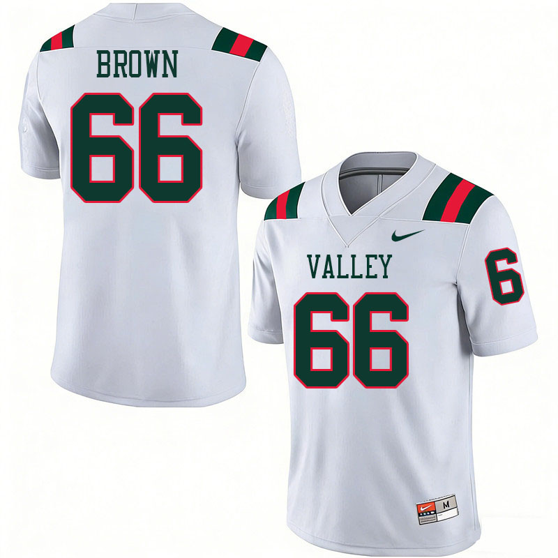 Mississippi Valley State Delta Devils #66 Vincent Brown College Football Jerseys,Uniforms Stitched-W